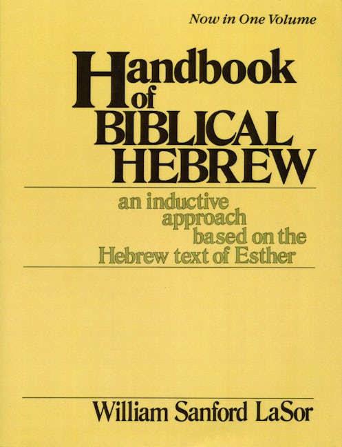 Cover image for Handbook of Biblical Hebrew, isbn: 9780802804440