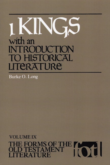 Cover image for 1 Kings, isbn: 9780802819208