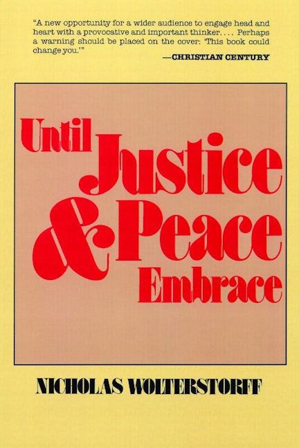 Cover image for Until Justice and Peace Embrace, isbn: 9780802819802