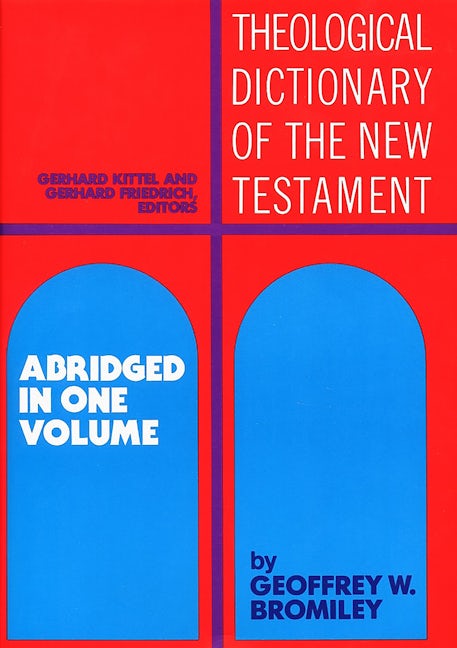 Cover image for Theological Dictionary of the New Testament, isbn: 9780802824042