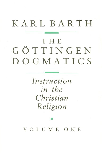 Cover image for The Göttingen Dogmatics, isbn: 9780802833372