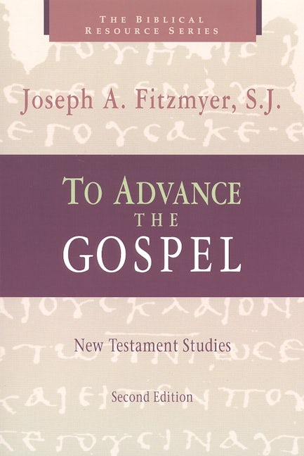 Cover image for To Advance the Gospel, isbn: 9780802844255