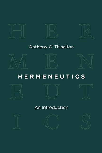 Cover image for Hermeneutics, isbn: 9780802864109