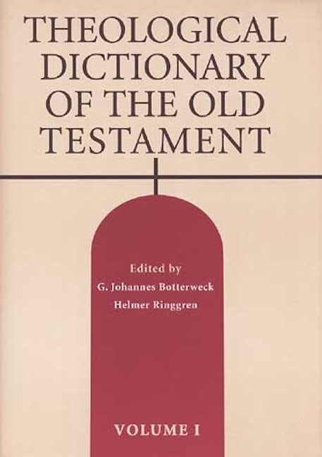 Cover image for Theological Dictionary of the Old Testament, Volume I, isbn: 9780802867469