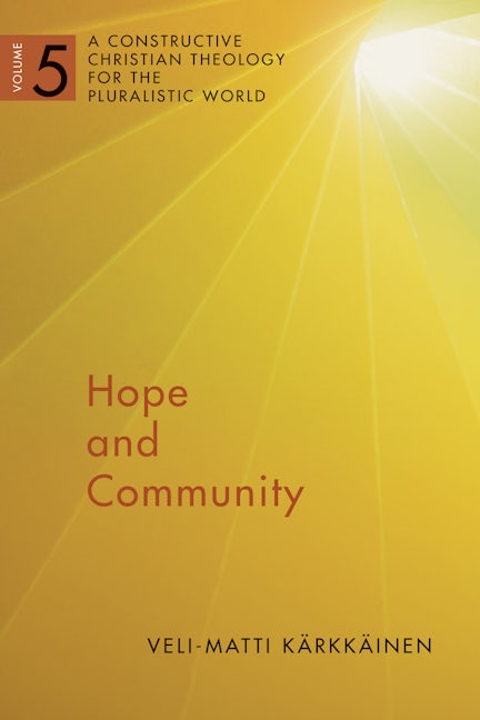 Cover image for Hope and Community, isbn: 9780802868572