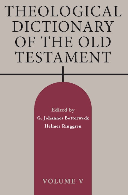 Cover image for Theological Dictionary of the Old Testament, Volume V, isbn: 9780802880130