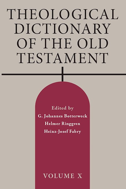 Cover image for Theological Dictionary of the Old Testament, Volume X, isbn: 9780802881779