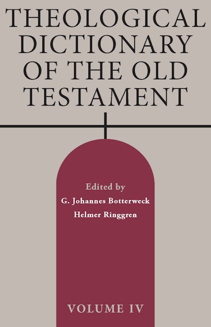 Cover image for Theological Dictionary of the Old Testament, Volume IV, isbn: 9780802882974