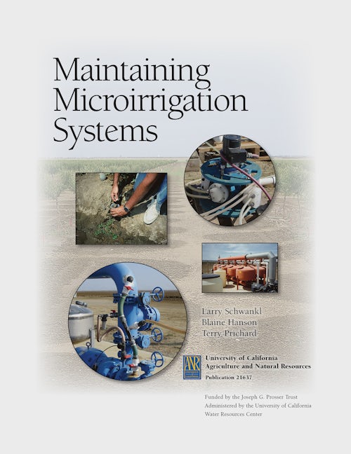 Cover image for Maintaining Microirrigation Systems, isbn: 9781601074881