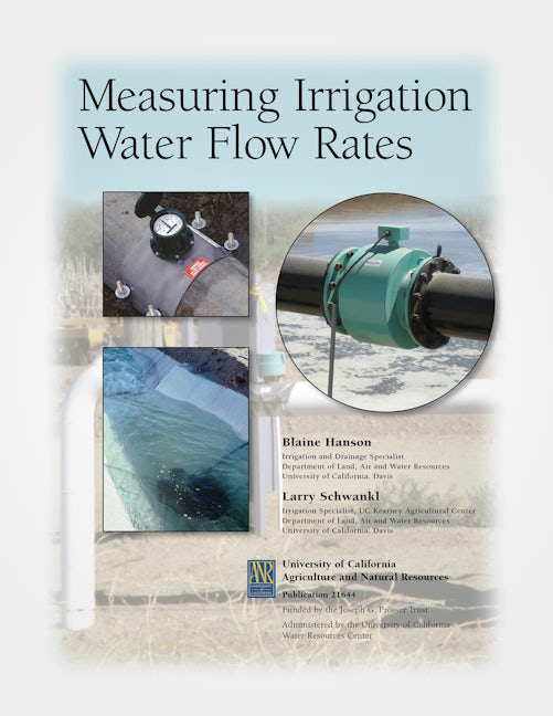 Cover image for Measuring Irrigation Water Flow Rates, isbn: 9781601076427