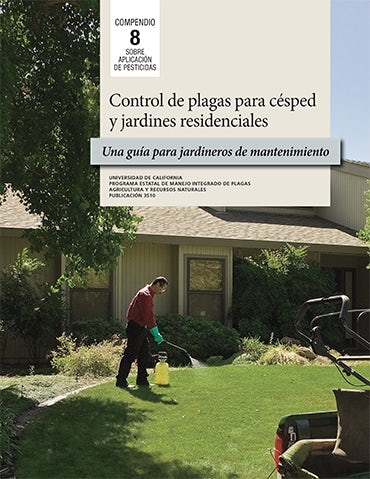 Cover image for Control de plagas para césped y jardines residenciales, isbn: 9781601076786