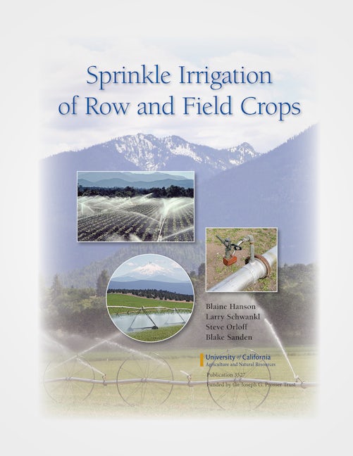 Cover image for Sprinkle Irrigation of Row and Field Crops, isbn: 9781601076991