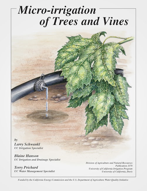Cover image for Micro Irrigation of Trees and Vines, isbn: 9781601077523