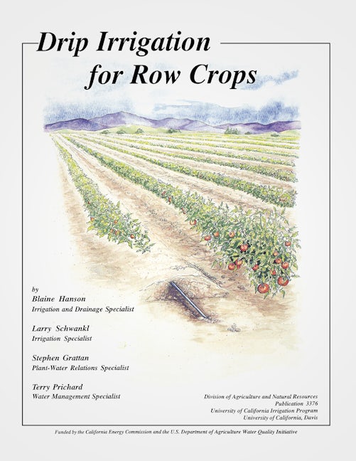 Cover image for Drip Irrigation of Row Crops, isbn: 9781601079220