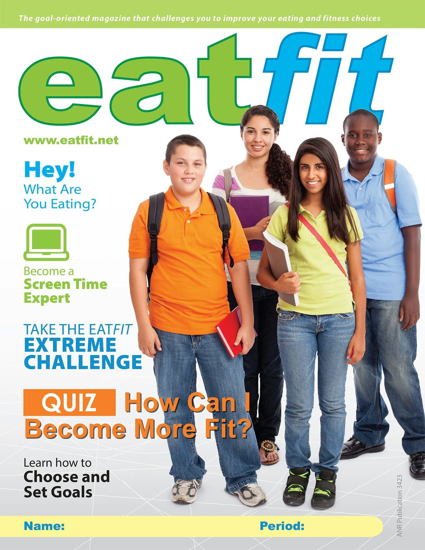 Cover image for EatFit Student Workbook, isbn: 9781627112611