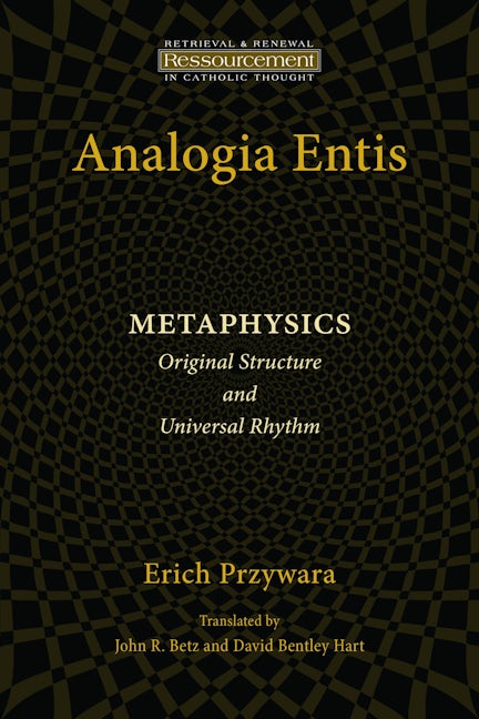 Analogia Entis: Metaphysics