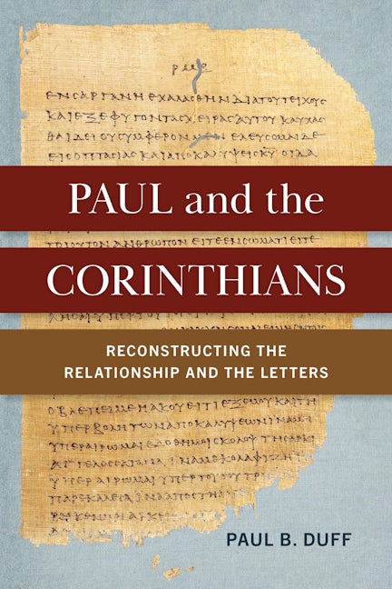Cover image for Paul and the Corinthians, isbn: 9780802876812