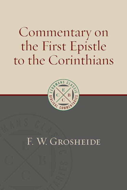 Commentary on the First Epistle to the Corinthians